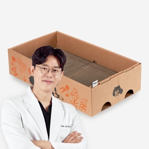 [닥터펠리스] 박스 스크래쳐 애착박스 L (55 x 31.8 x 13cm)  (고양이장난감/하우스/이동장)