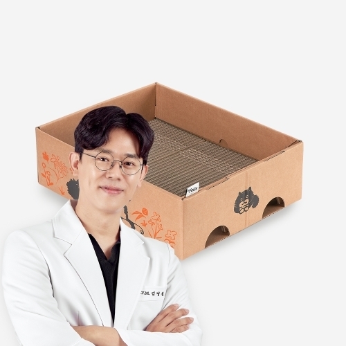 [닥터펠리스] 박스 스크래쳐 애착박스 S (40 x 31.8 x 12cm)  (고양이장난감/하우스/이동장)