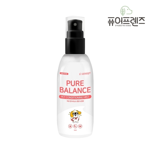 [퓨어프렌즈] 퓨어 밸런스 강아지 고양이 펫 컨디셔닝 미스트 140ml  (고양이미용/위생)
