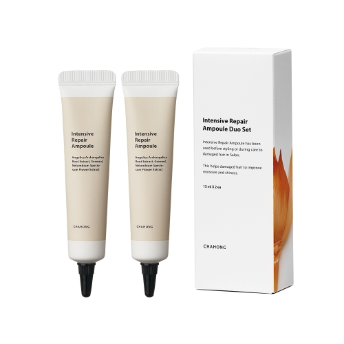 차홍 인텐시브 리페어 앰플 듀오세트 극손상모 케어 헤어에센스 15ml  (헤어스타일링/헤어영양제)