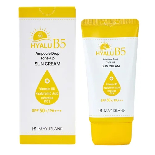 [메이아일랜드] 히알루B5 앰플드롭 톤업 선크림 70ml  (핸드워시/립케어/선크림)