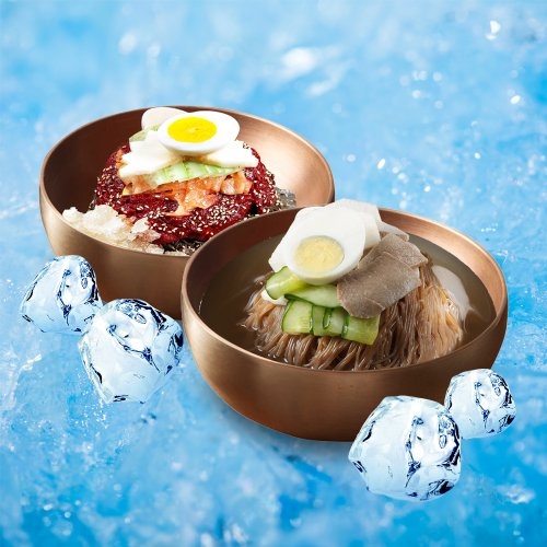 [식감미각] 메밀냉면 10인분(물냉+비냉)  (만두/국수/스파케티/냉면)