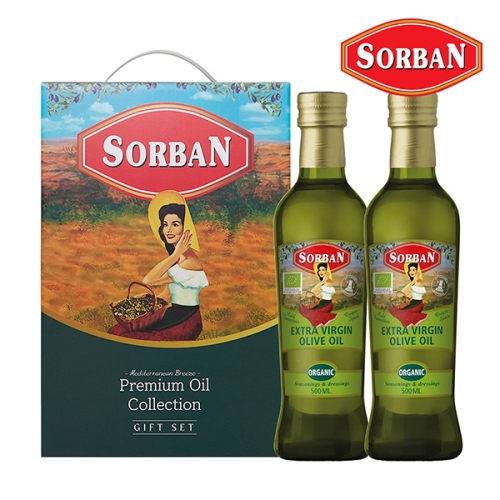 (스페인산)[소르반] 아르베키나 유기농 엑스트라 버진 올리브오일 500ml 2P세트  (식용유/참기름/오일류/시럽)