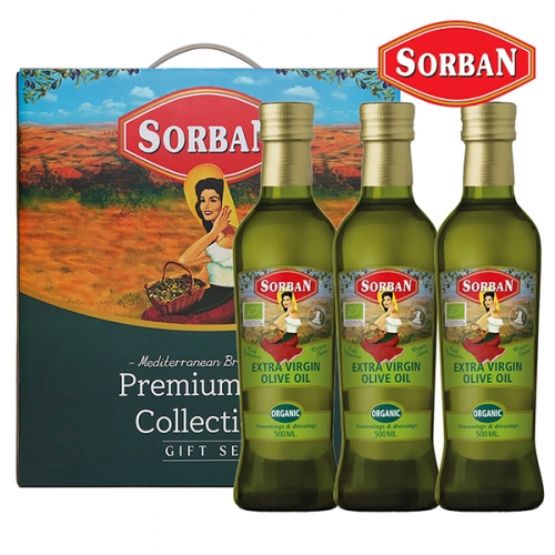 (스페인산)[소르반] 아르베키나 유기농 엑스트라 버진 올리브오일 500ml 3P세트  (식용유/참기름/오일류/시럽)