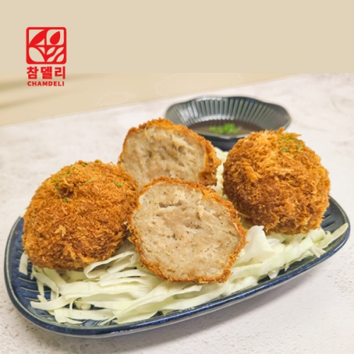 [참델리] 육즙팡팡 등심 볼카츠 (50g*20개)_1kg (냉동)  (축산가공식품)