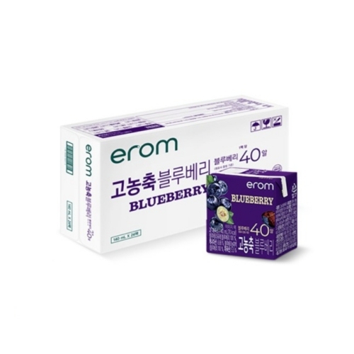 [이롬 황성주] 고농축 블루베리 140ml 24팩  (과즙음료)