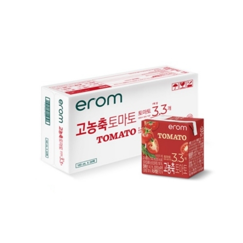 [이롬 황성주] 고농축 토마토 140ml 24팩  (과즙음료)