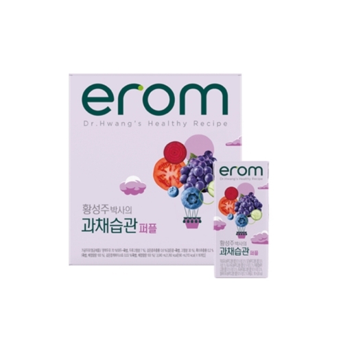 [이롬 황성주] 과채습관 퍼플 190ml 16팩  (과즙음료)