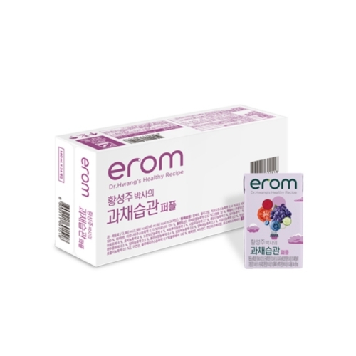 [이롬 황성주] 과채습관 퍼플 140ml 24팩  (과즙음료)