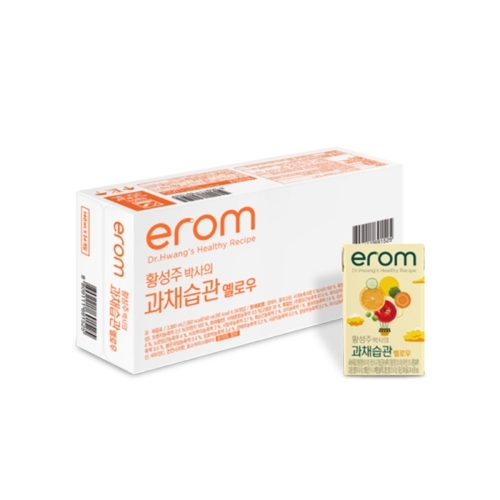 [이롬 황성주] 과채습관 옐로우140ml 24팩  (과즙음료)