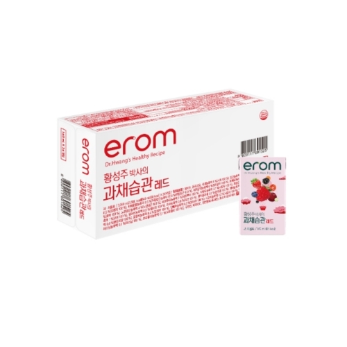 [이롬 황성주] 과채습관 레드 140ml 24팩  (과즙음료)
