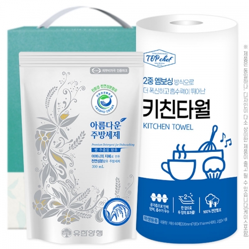 아름다운주방세제300리필 롤타입키친타올(2종)  (주방세제)