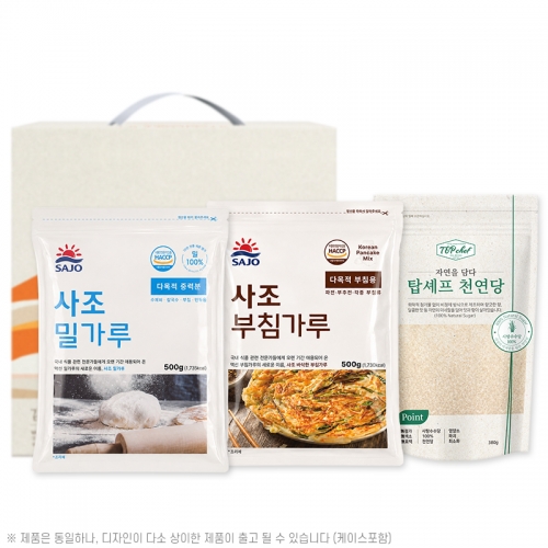 사조밀가루500g 부침가루500g 탑셰프천연당380리필(3종)  (튀김가루/밀가루)