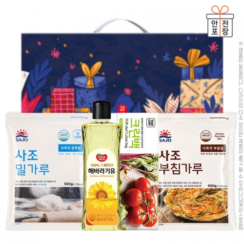 동원해바라기유 사조밀가루500g 부침가루500g 크린백(4종)  (식용유/참기름/오일류/시럽)