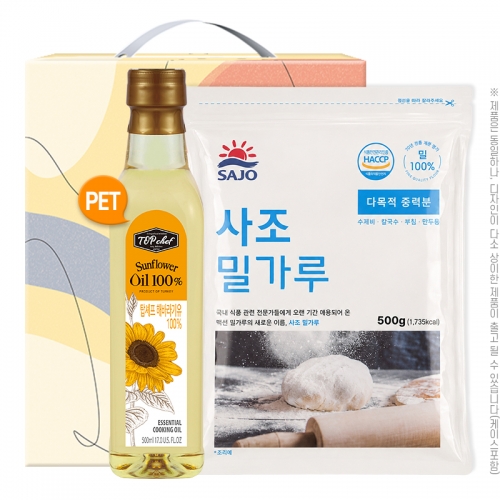 탑셰프페트해바라기유 사조밀가루500g(2종)  (식용유/참기름/오일류/시럽)