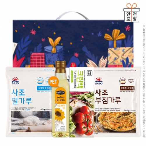 탑셰프페트해바라기유 사조밀가루500g 부침가루500g 크린백(4종)  (식용유/참기름/오일류/시럽)