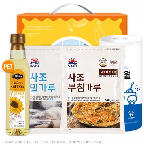 탑셰프페트해바라기유 사조밀가루500g 부침가루500g 키친타올(4종)  (식용유/참기름/오일류/시럽)
