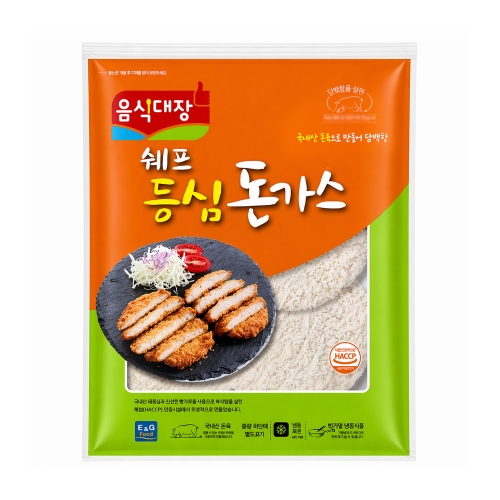 (냉동) 이앤지푸드 쉐프 등심돈까스(180g 10입) 1.8kg  (튀김류/어묵류)
