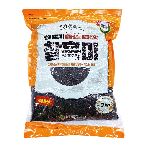 국내산잡곡 찰흑미 3kg  (잡곡)