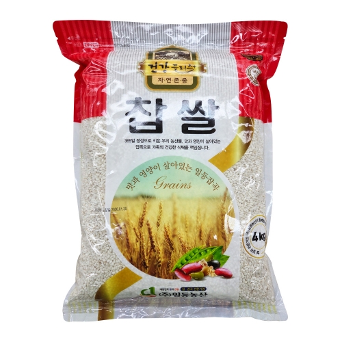국내산잡곡 찹쌀 4kg  (잡곡)