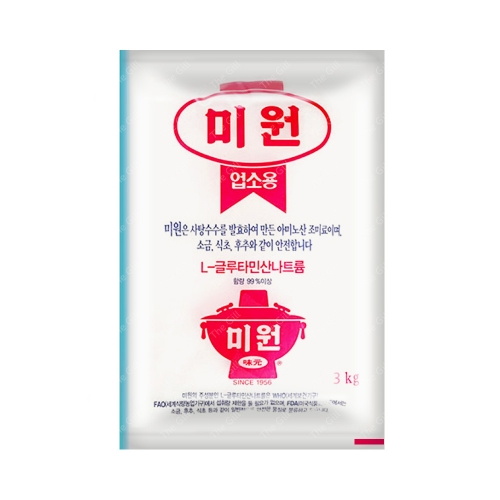 대상 노말 미원 3kg  (조미료/분말류)