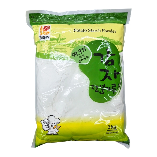 뚜레반 감자전분가루(국산) 3kg  (튀김가루/밀가루)