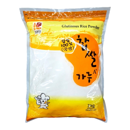 뚜레반 국산 100% 찹쌀가루A+ 3kg  (튀김가루/밀가루)