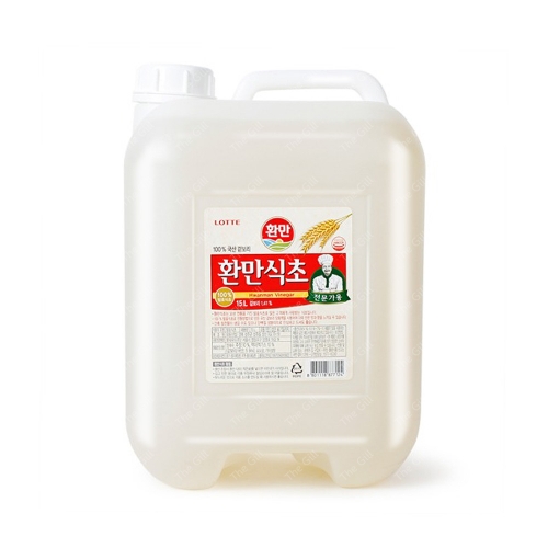 롯데 환만식초 15L  (물엿/식초/소스/액젖)