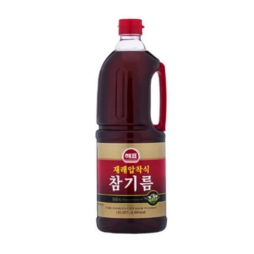 사조해표 재래압착식 참기름 1.8L  (식용유/참기름/오일류/시럽)