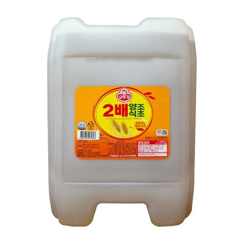 오뚜기 2배 양조식초 18L  (물엿/식초/소스/액젖)