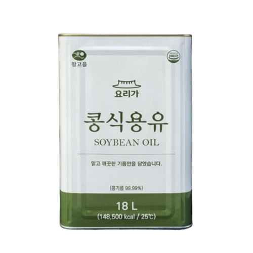 참고을 요리가 식용유 18L  (식용유/참기름/오일류/시럽)