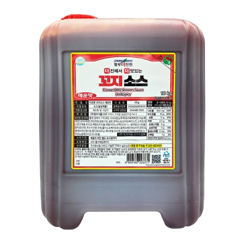 청우 꼬지소스(매운맛) 10kg  (물엿/식초/소스/액젖)