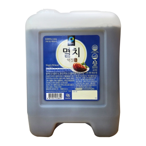 청정원 멸치액젓 진 9kg  (물엿/식초/소스/액젖)