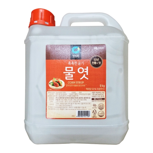 청정원 이온물엿 9kg  (물엿/식초/소스/액젖)