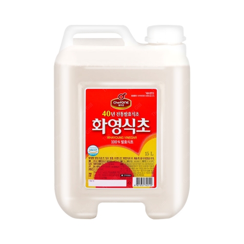 청정원 화영식초 15L  (물엿/식초/소스/액젖)