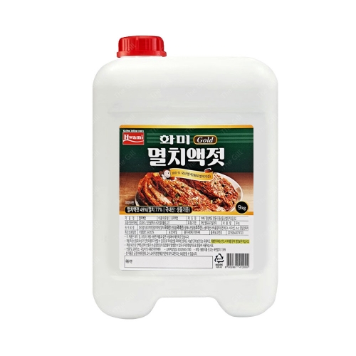화미 멸치액젓 9kg  (물엿/식초/소스/액젖)