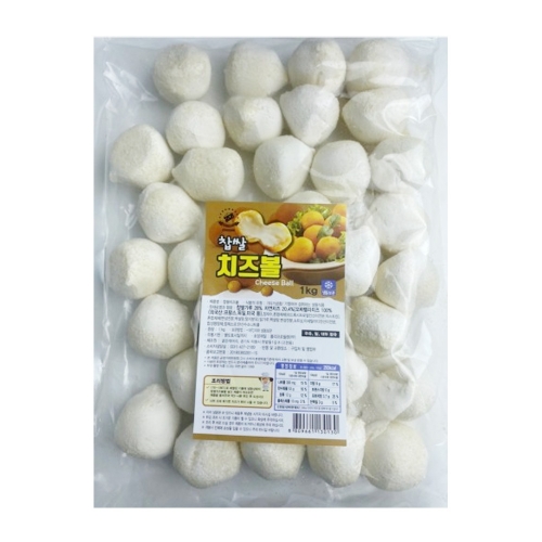 (냉동) 골든팜 찹쌀치즈볼 1kg  (튀김류/어묵류)