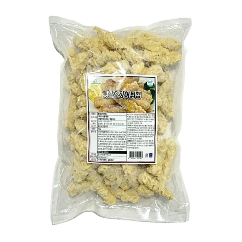 (냉동) 그린푸드 통살오징어튀김 1kg  (튀김류/어묵류)