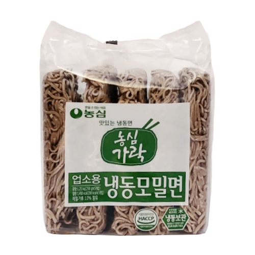 (냉동) 농심 메밀면(250g 5입) 1.25kg  (만두/국수/스파케티/냉면)