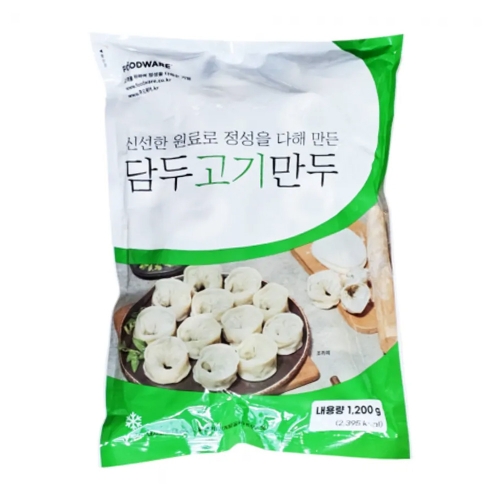 (냉동) 담두 고기손만두 1.2kg  (만두/국수/스파케티/냉면)