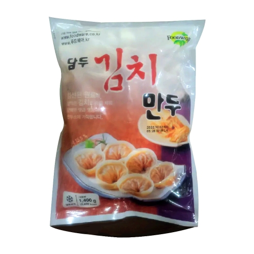 (냉동) 담두 김치손만두 1.2kg  (만두/국수/스파케티/냉면)