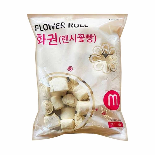 (냉동) 랜시 꽃빵(화권) 1.5kg  (만두/국수/스파케티/냉면)