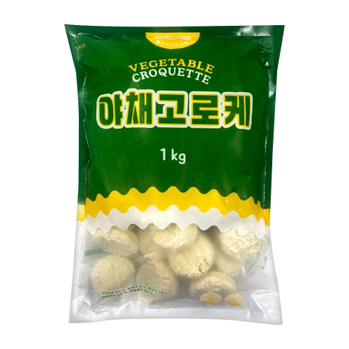 (냉동) 맘모스 야채고로케 1kg  (튀김류/어묵류)