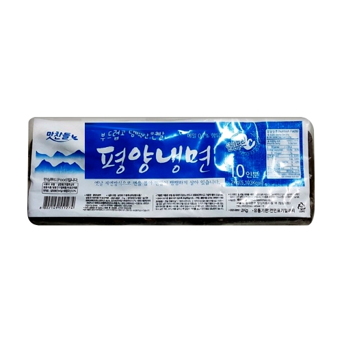 (냉동) 맛찬들 평양냉면 2kg  (만두/국수/스파케티/냉면)