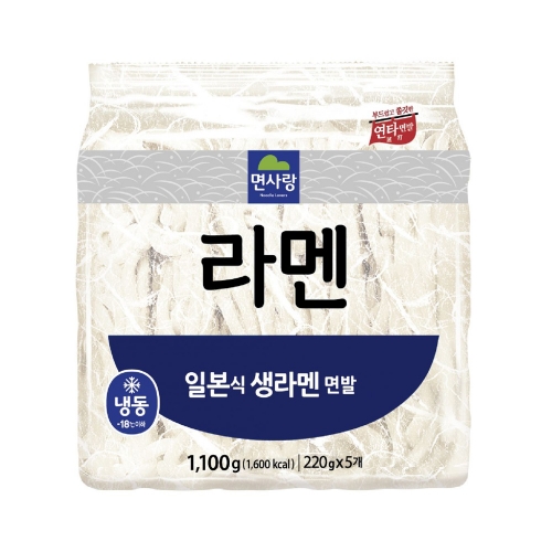 (냉동) 면사랑 라멘(220g 5입) 1.1kg  (봉지라면)