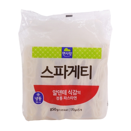 (냉동) 면사랑 스파게티(170g 5입) 850g  (만두/국수/스파케티/냉면)