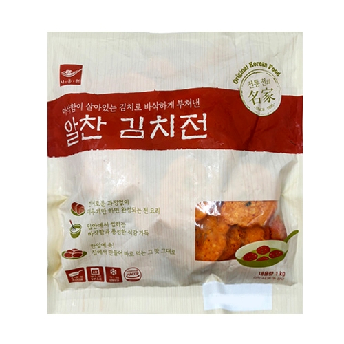 (냉동) 사옹원 알찬김치전 1kg  (튀김류/어묵류)