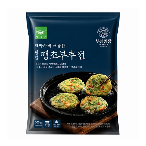 (냉동) 사옹원 한입 땡초부추전 300g  (튀김류/어묵류)