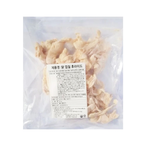 (냉동) 야미푸드 닭껍질 후라이드 500g  (튀김류/어묵류)