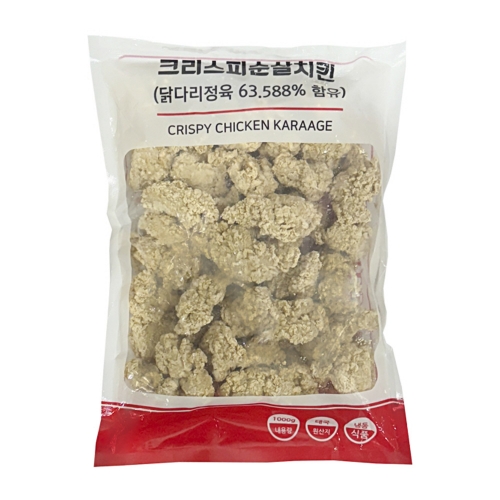 (냉동) 에즈원 크리스피 순살치킨 1kg  (튀김류/어묵류)